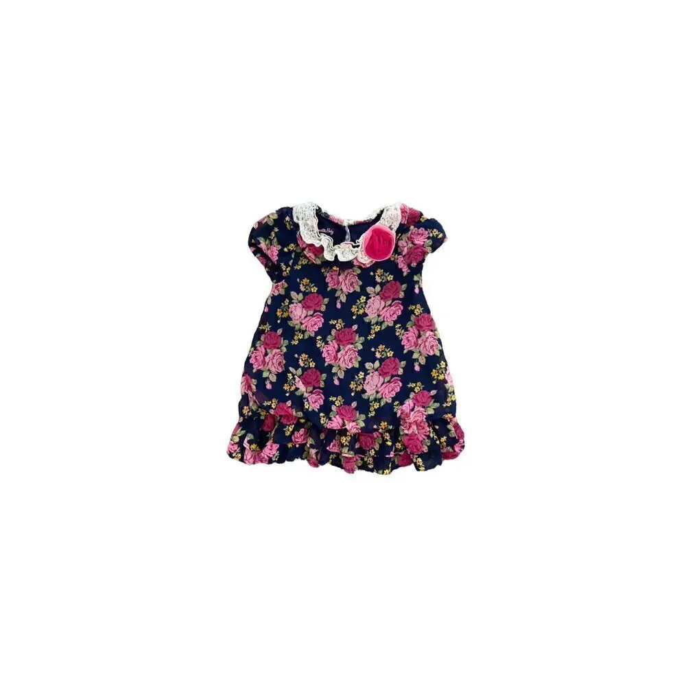 Nannette Baby Toddler Girl Floral Chiffon